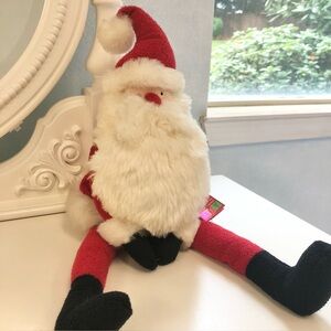 Bath and Body Works Plush Santa Christmas Doll Tag Attached